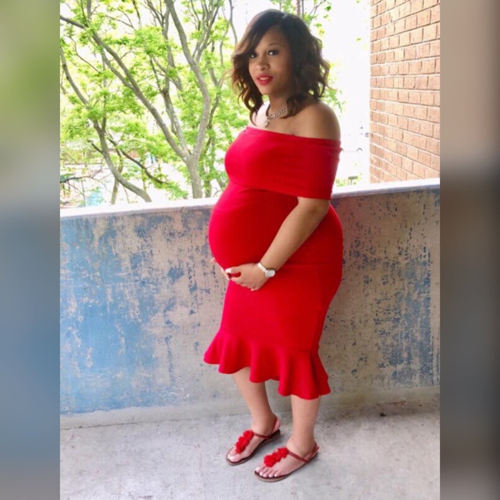 Red dress only worn once